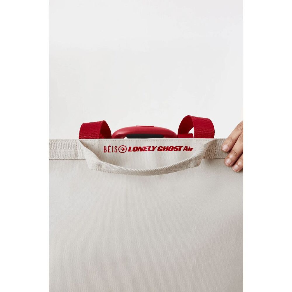 NWT Beis x The Lonely Ghost Travel Tote in Ghost White - LIMITED EDITION - Picture 8 of 12